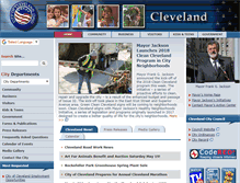 Tablet Screenshot of city.cleveland.oh.us